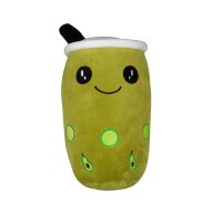 Bubble Tea Plüschtier Boba Kuscheltier Plüschpuppen Weiche XXL 30 cm  Kuscheltier Tee Weiche Puppe Teetasse Kissen Kinderspielzeug Avocado grün