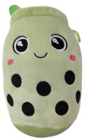 Bubble Tea Plüschtier Boba Kuscheltier Plüschpuppen Weiche Kuscheltier Tee Weiche Puppe Teetasse Kissen Kinderspielzeug (Grün, 20 cm)