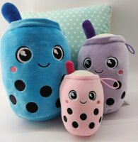 Bubble Tea Plüschtier Boba Kuscheltier Plüschpuppen Weiche Kuscheltier Tee Weiche Puppe Teetasse Kissen Kinderspielzeug (Rosa, 15 cm)