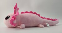 Axolotl Echse Molch Kuscheltier Figur Plüsch Tintenfisch Spiel Puppe XL 25 cm Plüschtier Püsch Wassertier rosa pink