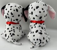 Kuscheltier Plüsch Dalmatiner Plüschtier XXL Plüsch Hund Hündchen aus niciweichem Stoff für Mädchen, Jungen & Babys Flauschiges Stofftier zum Spielen (Dalmatiner mit Zunge 25 cm)