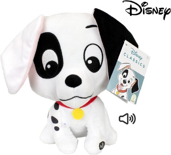 Disney Kuscheltier Plüsch Dalmatiner Plüschtier XXL Plüsch Hund Hündchen aus niciweichem Stoff für Mädchen, Jungen & Babys Flauschiges Stofftier zum Spielen 28 cm