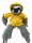 Faultier Kuscheltier XXL 50 cm Faultier Plüschtier Anime Kawaii Plush Stofftier Cute Plushies Plüschtiere Plushie Halloween Weihnachten Geschenke für Kinder (Faultier grau Keep Smiling)