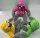 Faultier Kuscheltier XXL 50 cm Faultier Plüschtier Anime Kawaii Plush Stofftier Cute Plushies Plüschtiere Plushie Halloween Weihnachten Geschenke für Kinder (Faultier grau Keep Smiling)