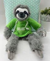 Faultier Kuscheltier XXL 50 cm Faultier Plüschtier Anime Kawaii Plush Stofftier Cute Plushies Plüschtiere Plushie Halloween Weihnachten Geschenke für Kinder Faultier Relax grün