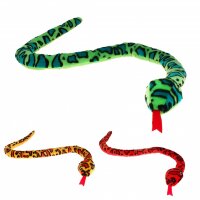 Plüschtier Plüschschlange XXL Plüsch-Schlange weich gefüllt, ideal zum Trösten Kuscheln Toys Schlange Snake Kuscheltier (Schlange XXL 220 cm) Farbe nicht wählbar