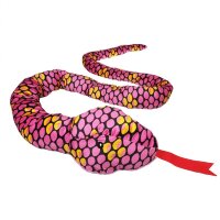 Plüschtier Plüschschlange XXL Plüsch-Schlange weich gefüllt, ideal zum Trösten Kuscheln Toys Schlange Snake Kuscheltier (Schlange XXL 220 cm) Farbe nicht wählbar