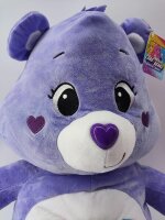 Glücksbärchi Kuscheltier Care Bears Plüsch Plüschfigur XXL 67 cm Teddybär Stofftier Glücksbärchen für Kinder (Teile gern Bärchi lila)