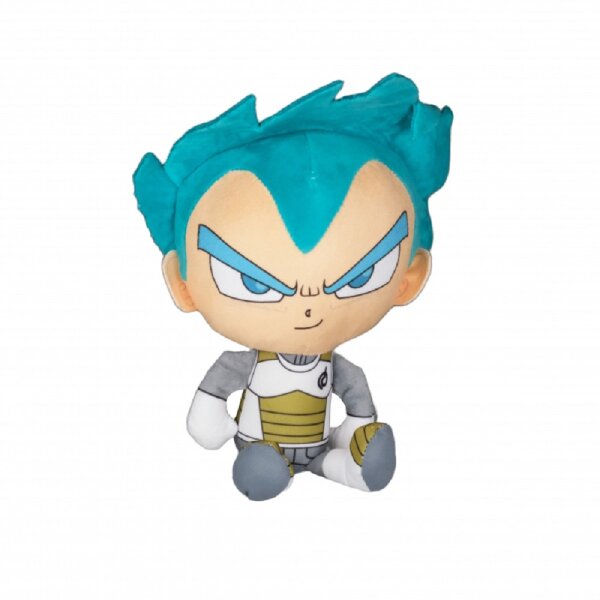 Play by Play Plüschtier Vegeta Super Saiyan Haar, Blau Dragon Ball Super Stehend 25 cm / 21 cm Sitzend Plüschfigur Plüschtiere