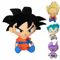 Play by Play Plüschtier Vegeta Super Saiyan Haar, Blau Dragon Ball Super Stehend 25 cm / 21 cm Sitzend Plüschfigur Plüschtiere