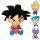 Play by Play Plüschtier Vegeta Super Saiyan Haar, Blau Dragon Ball Super Stehend 25 cm / 21 cm Sitzend Plüschfigur Plüschtiere