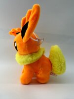 Plüsch Pokemon Kuscheltier Evoli Weiterentwicklung Feuer Flamara 20 cm