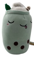 Bubble Tea Plüschtier Boba Kuscheltier Plüschpuppen Weiche Bubble Tea Kuscheltier Tee Weiche Puppe Teetasse Kissen Kinderspielzeug (grün, 30 cm)