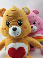 Glücksbärchi Kuscheltier Care Bears Plüsch Plüschfigur XXL 43 cm Teddybär Stofftier Glücksbärchen für Kinder (Geheimnis Bärchi braun XXL 43 cm)