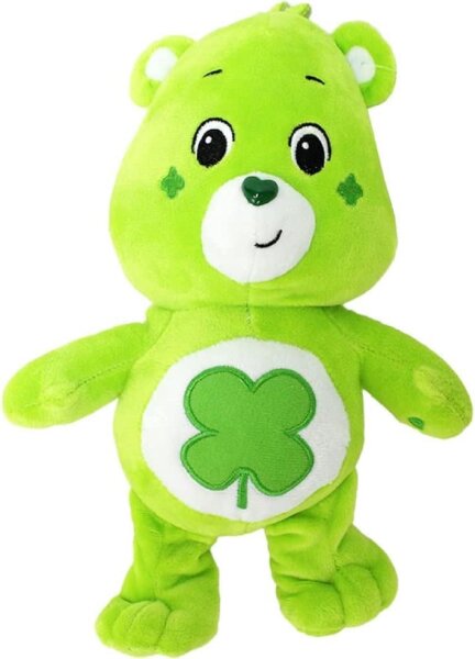 Glücksbärchi Kuscheltier Care Bears Plüsch Plüschfigur XXL 43 cm Teddybär Stofftier Glücksbärchen für Kinder (Glücks Bärchi grün XXL 43 cm)