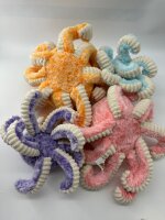 Soma Niedliche Krake Plüsch Spielzeug Octopus Puppe Kuscheltier Cartoon Oktopus Stofftiere Plüschtiere Geburtstag Geschenk XXL (Blau 20 cm)