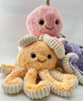 Soma Niedliche Krake Plüsch Spielzeug Octopus Puppe Kuscheltier Cartoon Oktopus Stofftiere Plüschtiere Geburtstag Geschenk XXL (Lila 30cm)