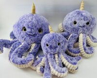 Soma Niedliche Krake Plüsch Spielzeug Octopus Puppe Kuscheltier Cartoon Oktopus Stofftiere Plüschtiere Geburtstag Geschenk XXL (Lila 47 cm)