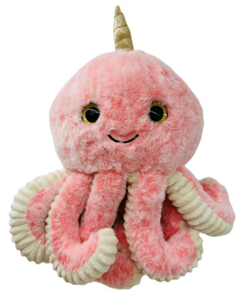 Soma Niedliche Krake Plüsch Spielzeug Octopus Puppe Kuscheltier Cartoon Oktopus Stofftiere Plüschtiere Geburtstag Geschenk XXL (Rosa, 20 cm)