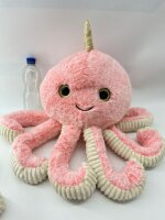 Soma Niedliche Krake Plüsch Spielzeug Octopus Puppe Kuscheltier Cartoon Oktopus Stofftiere Plüschtiere Geburtstag Geschenk XXL (Rosa, 20 cm)