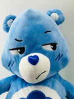 Glücksbärchi Kuscheltier Care Bears Plüsch Plüschfigur XXL 28 cm Teddybär Stofftier Glücksbärchen für Kinder (Brumm Bärchi blau XXL 28 cm)