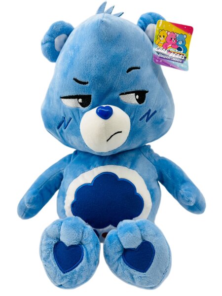 Glücksbärchi Kuscheltier Care Bears Plüsch Plüschfigur XXL 43 cm Teddybär Stofftier Glücksbärchen für Kinder (Brumm Bärchi blau XXL 43 cm)