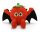 Kuscheltier Plüschtier The Misfits Stofftier ca. 26 cm Kissen Gemüsekorb, Speise Obst Zubehör für Kaufladen und Kinderküche für Mädchen, Jungen & Babys  Flauschiges Stofftier (Tomate Dracula 26 cm)