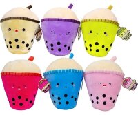 Bubble Tea Plüschtier Boba Kuscheltier Plüschpuppen Weiche Kuscheltier Tee Weiche Puppe Teetasse Kissen Kinderspielzeug (beige, 26 cm)