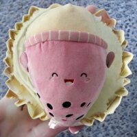 Bubble Tea Plüschtier Boba Kuscheltier Plüschpuppen Weiche Kuscheltier Tee Weiche Puppe Teetasse Kissen Kinderspielzeug (Rosa, 26 cm)