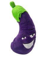 Plüschtier Boba Aubergine Kuscheltier Gemüse Plüschpuppen Kaufladenzubehör Weiche Kuscheltier Weiche Puppe Kissen Kinderspielzeug (18 cm)