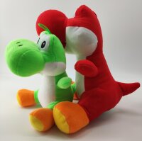 Soma Yoshi Kuscheltier Drache Plüschfigur kuschelweich Dinosaurier, Kuscheltier, ab den ersten Lebensmonaten geeignet (Yoshie Rot 40)