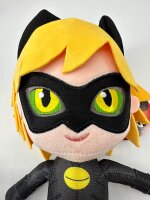 Miraculous Ladybug Cat Noir Plagg Tikki  Kwami Lifesize Plagg Kuscheltier Plüsch Plüschtier (Miraculous Cat Noir 35 cm)