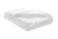 Heckett and Lane  Perle Plaid 140x200 Misty White Fur...