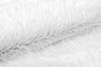 Heckett and Lane  Perle Plaid 140x200 Misty White Fur Misty-White