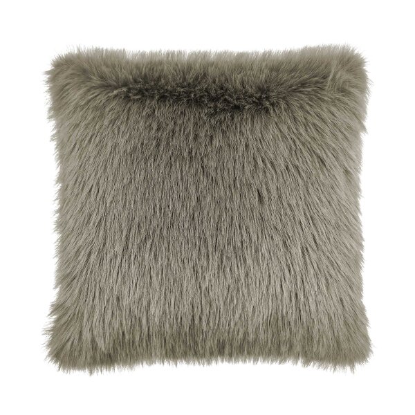 Heckett and Lane  Perle Pillow 48X48 Real Taupe Fur Real-Taupe