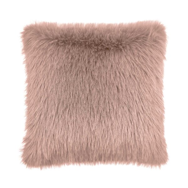 Heckett and Lane  Perle Pillow 48X48 Shady Pink Fur Shady-Pink