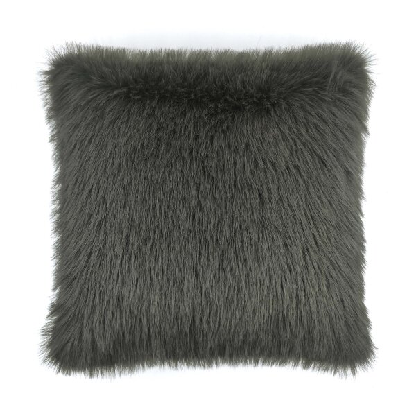 Heckett and Lane  Perle Pillow 48X48 Classic Grey Fur Classic-Grey