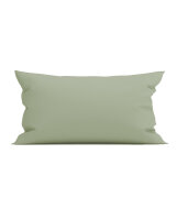 Yellow Perkal Percale Kissenbezug 40x80 Silent Green Uni...