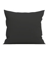 Yellow Perkal Percale Kissenbezug 80x80 Volcano Black Uni...