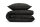 Zo!Home  Lino Bettwäsche 135 Midnight Black Uni Midnight-Black 1 Bettbezug 135x200cm + 1 Kissenbezug 80x80cm