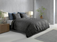 Zo!Home  Lino Bettwäsche 200 Midnight Black Uni...