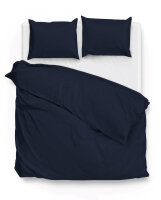 Zo!Home Mako Satin Satinado Bettwäsche 200 Navy Blue...