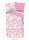 Good Morning Renforcé  Bettwäsche 135 X 200 cm + 1 x 80 X 80 cm Unilove Pink