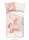 Pure Microfaser Bettwäsche 135 X 200 cm + 1 x 80 X 80 cm Deina Pink