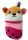 Bubble Tea Plüschtier 20 cm Boba Kuscheltier Plüschpuppen Weiche Bubble Tea Kuscheltier Tee Weiche Puppe Teetasse Kissen Kinderspielzeug (Bubble Tea Hund Bär Pink Orange 20 cm)