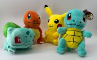 Pokemon Kuscheltier Pokemon Pikachu Plüschtier XXL 25 cm Stofftier Anime Kawaii Plush Stofftier Cute Plushie Halloween Weihnachten Geschenke für Kinder (Pikachu Augen auf)