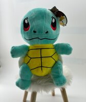 Soma Pokemon Schiggy Kuscheltier Plüschtier XXL 20 cm Stofftier Anime Kawaii Plush Stofftier Cute Plushie Halloween Weihnachten Geschenke für Kinder