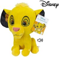 Disney Kuscheltier Plüsch König der Löwen Simba Plüschtier XXL Plüsch aus niciweichem Stoff für Mädchen, Jungen & Babys Flauschiges Stofftier zum Spielen 28 cm