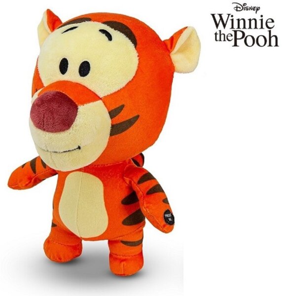 Disney Kuscheltier Plüsch Winnie Puuh Tigger Plüschtier XXL Plüsch aus niciweichem Stoff für Mädchen, Jungen & Babys Flauschiges Stofftier zum Spielen 28 cm