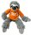 Soma Faultier Kuscheltier XXL 40 cm Faultier Plüschtier Anime Kawaii Plush Stofftier Cute Plushies Plüschtiere Plushie Halloween Weihnachten Geschenke für Kinder (Faultier grau 40 cm orange)